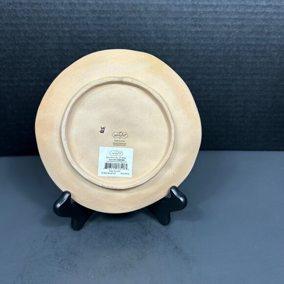 Mud Pie Snowman Cookie Plate 6.25"‎ Ceramic White - Picture 6 of 9